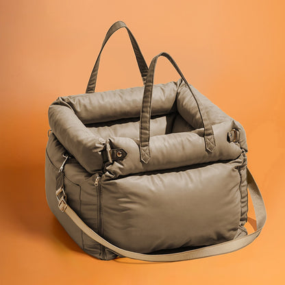 Plush Pet Car Booster Seat