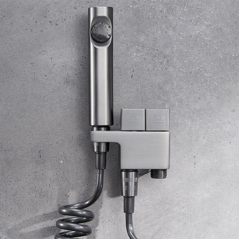 Portable Toilet Bidet Spray Kit With Adjustable Valve