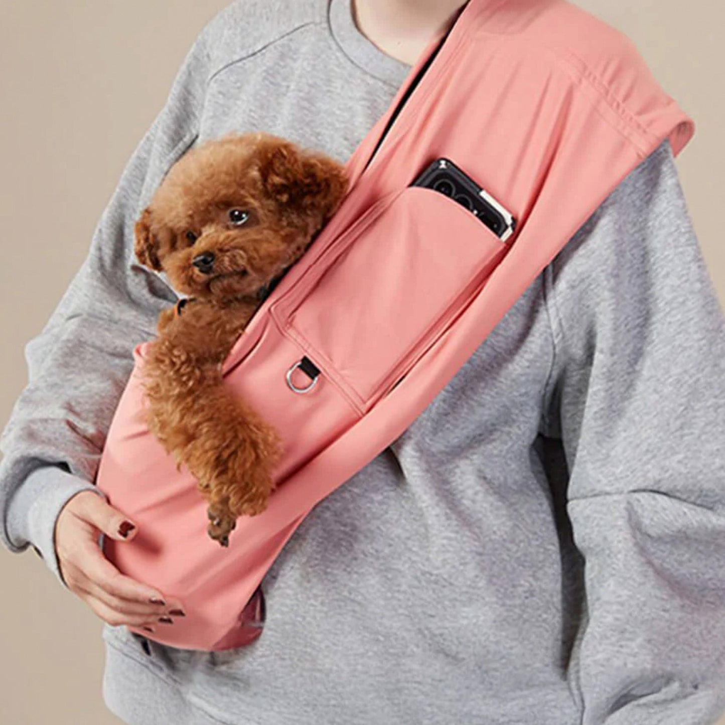 Compact Pet Sling - Easy Carry Pouch for Small Dogs