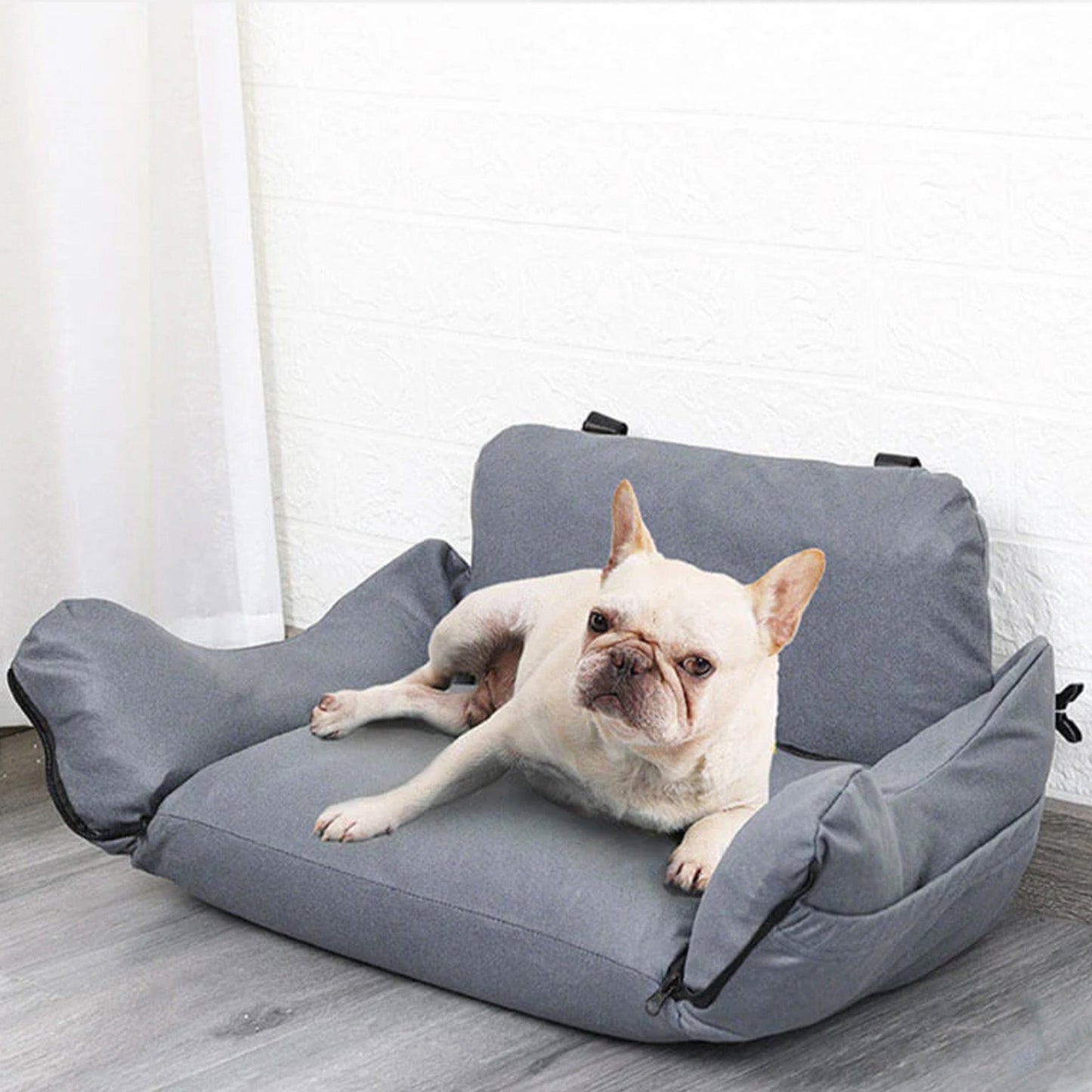 Versatile Pet Car Bed and Carrier Set