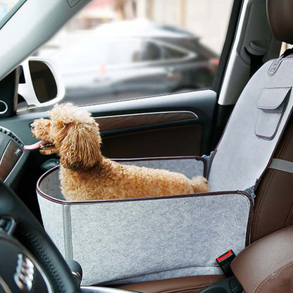 Pet Felt Car Dog Seat - Safe, Cozy, and Long Lasting