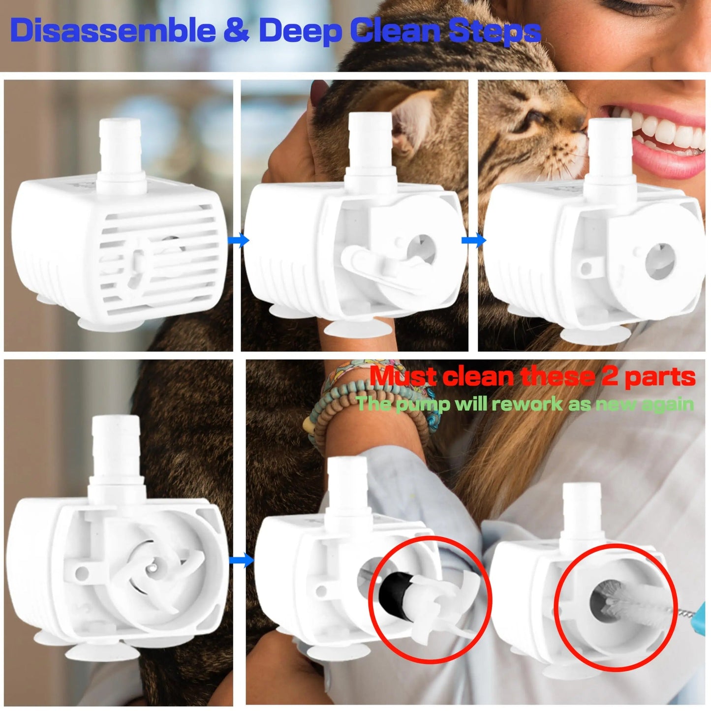 Pet Stainless Steel Automatic Cat Water Fountain