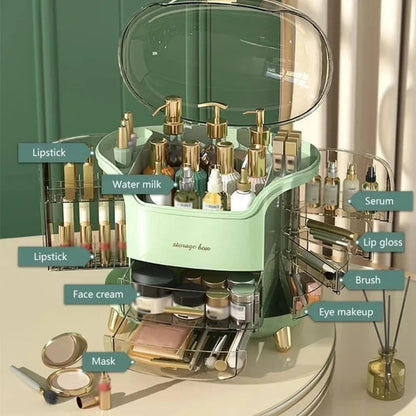 Spacious Cosmetic Desk Storage Case