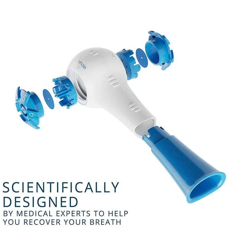 Portable Breath Training Device For Better Lung Capacity