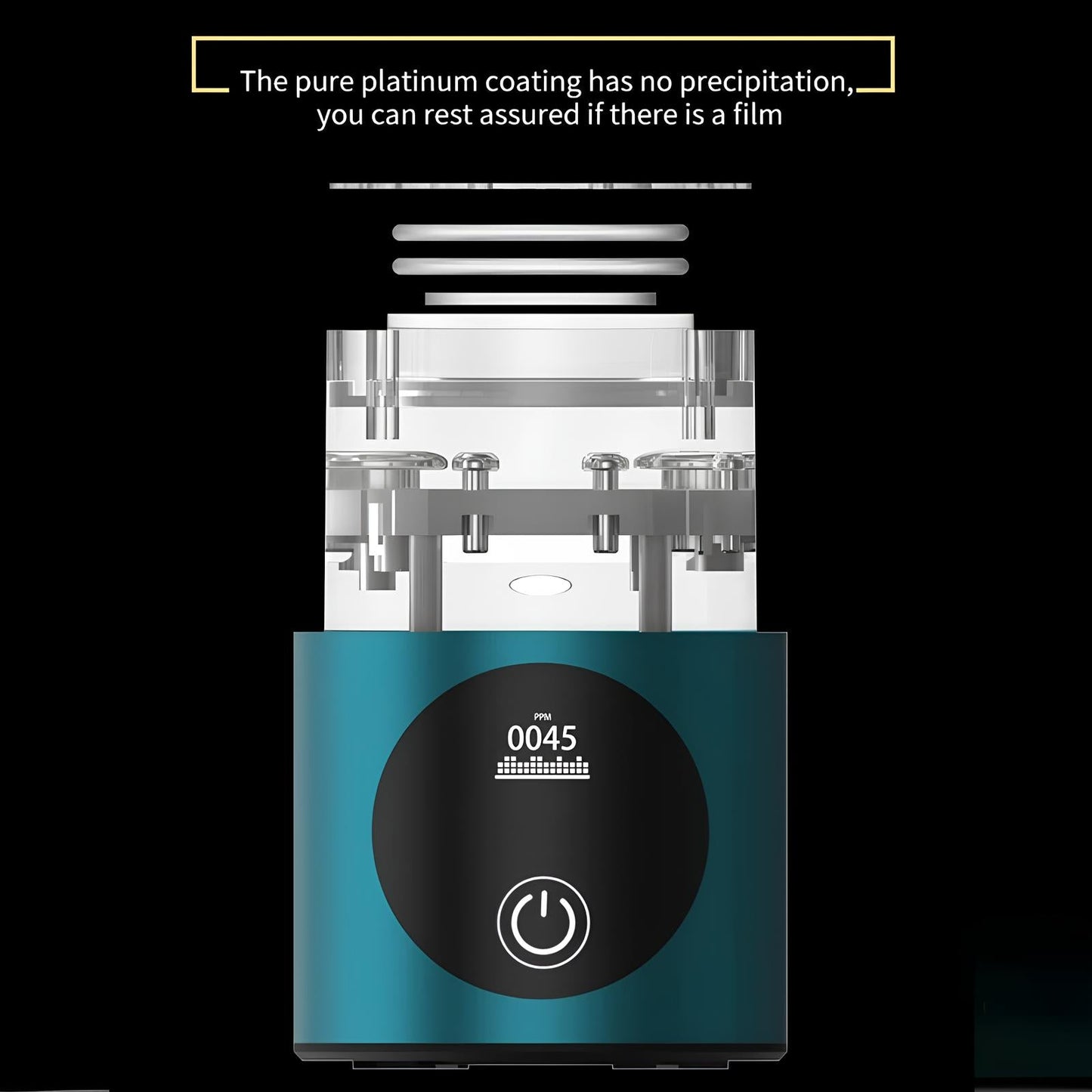 Portable Alkaline Hydrogen Infused Water Bottle
