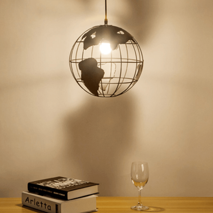 Modern Glass Globe Ceiling Light