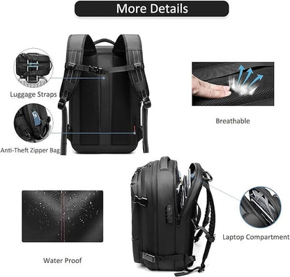Waterproof 60L Travel Hiking Backpack with Dry Pouch