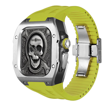 Durable Titanium Case & Soft Rubber Band for AW Ultra