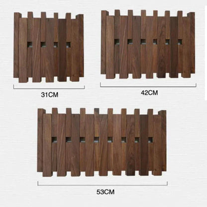 Natural Wood Piano Storage Rack in Beech or Walnut