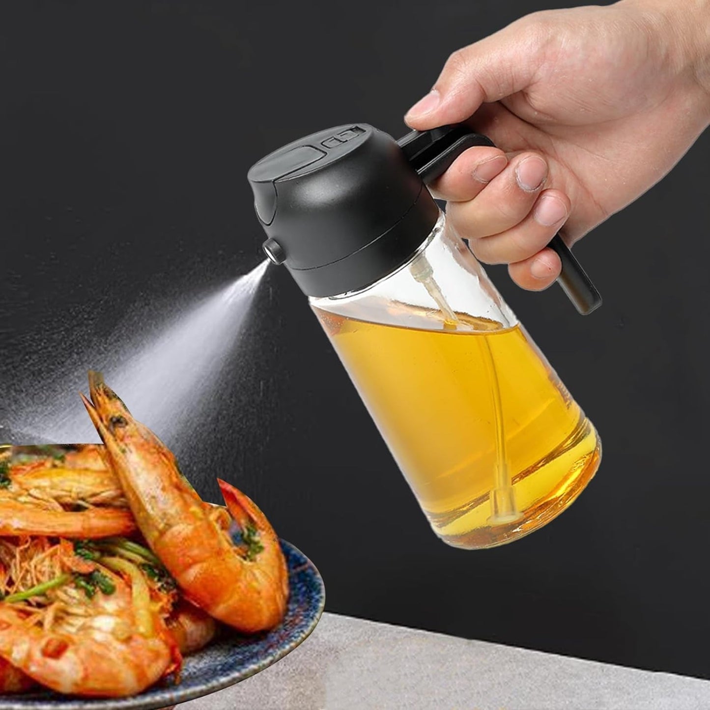 Easy Spray Kitchen Oil Bottle Dispenser