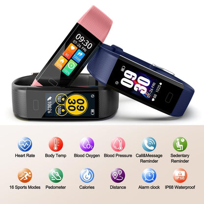 Fitness Smart Watch Water Resistant Blood Pressure Monitor