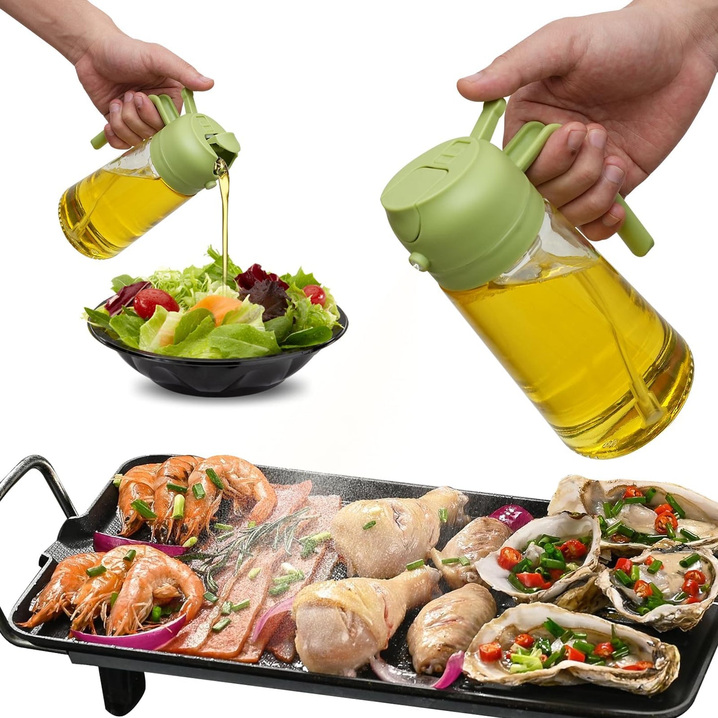 Easy Spray Kitchen Oil Bottle Dispenser