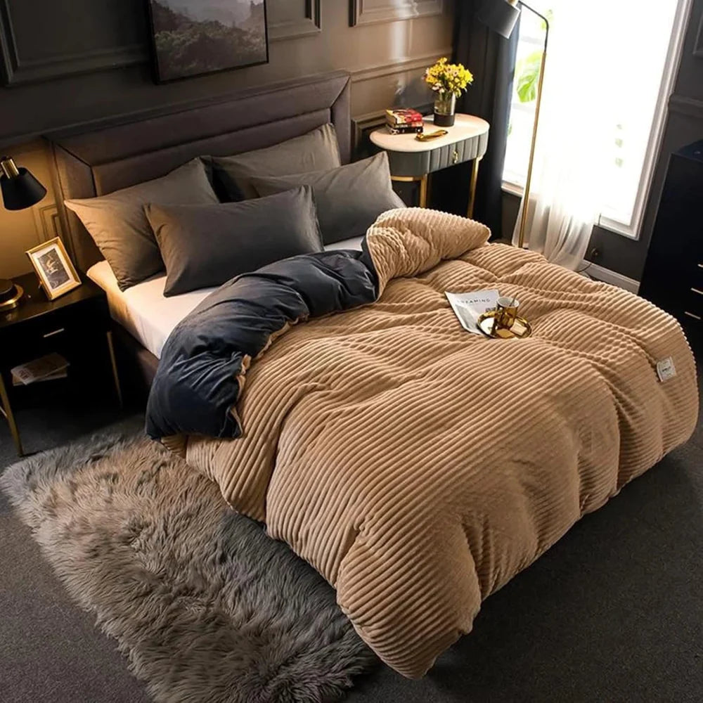 Soft Winter Bedding Set Cozy Duvet Cover