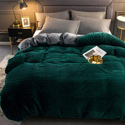 Soft Winter Bedding Set Cozy Duvet Cover