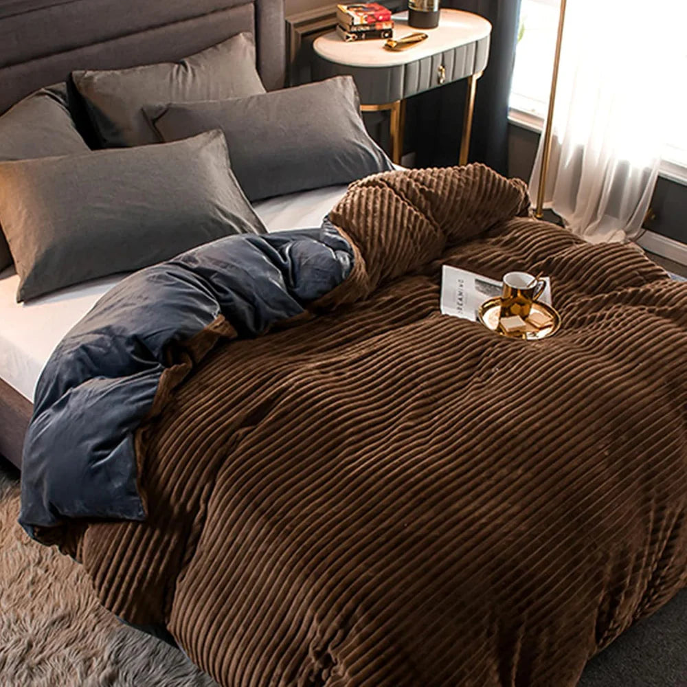 Soft Winter Bedding Set Cozy Duvet Cover