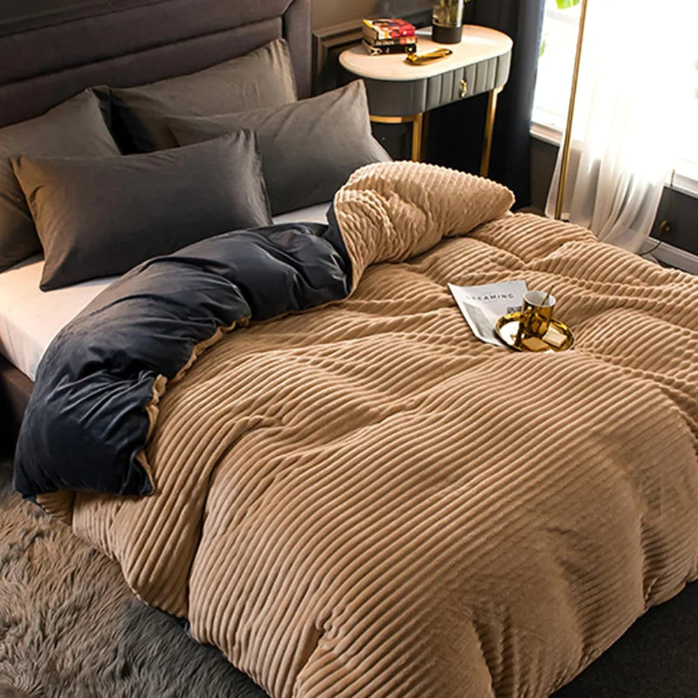 Soft Winter Bedding Set Cozy Duvet Cover