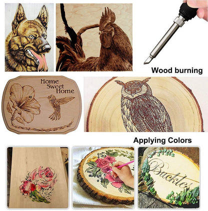 Professional Wood Burning Tool Set With Precision Pen
