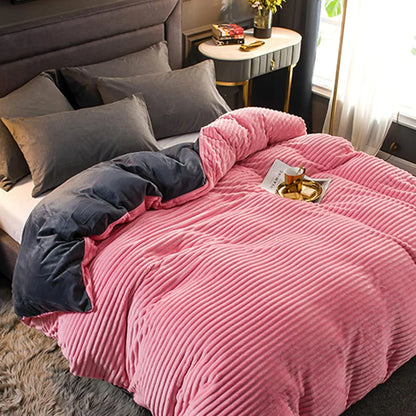 Soft Winter Bedding Set Cozy Duvet Cover