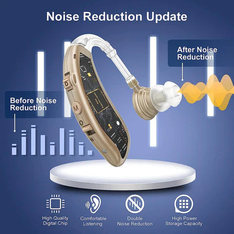Discreet Rechargeable Ear Hearing Aids Noise Cancelling
