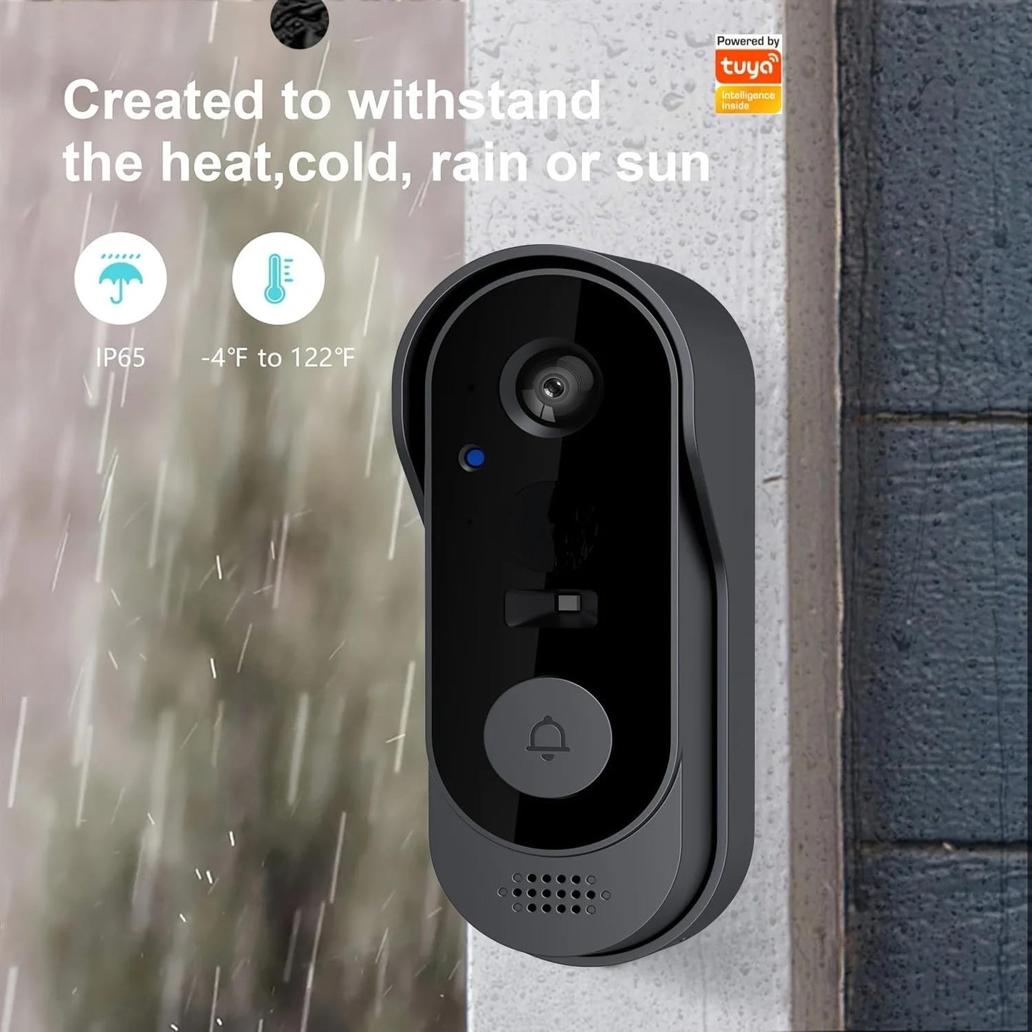 Smart Wireless Doorbell Camera with HD Video Motion Detection