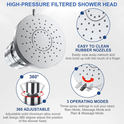 Purifying Showerhead for Softer Skin and Healthy Hair