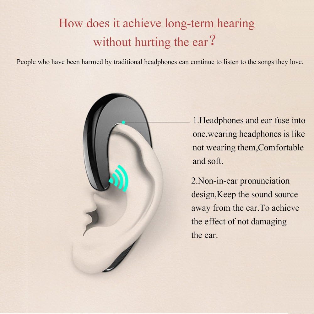 Wireless Open Earbuds with Noise Cancelling Technology