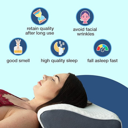 Contour Sleep Apnea Relief Pillow for Better Rest