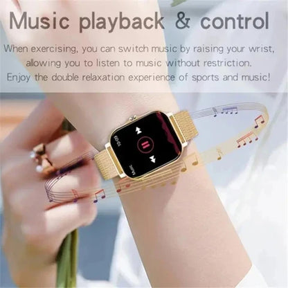 Smart Touch Screen Watch with Bluetooth Connectivity