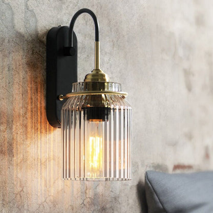Classic Glass Wall Light Fixture