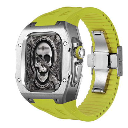 Durable Titanium Case & Soft Rubber Band for AW Ultra