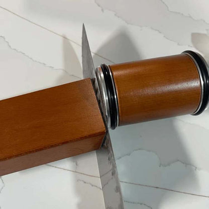 Easy Use Dual Stage Kitchen Knife Sharpener for Dull Blades