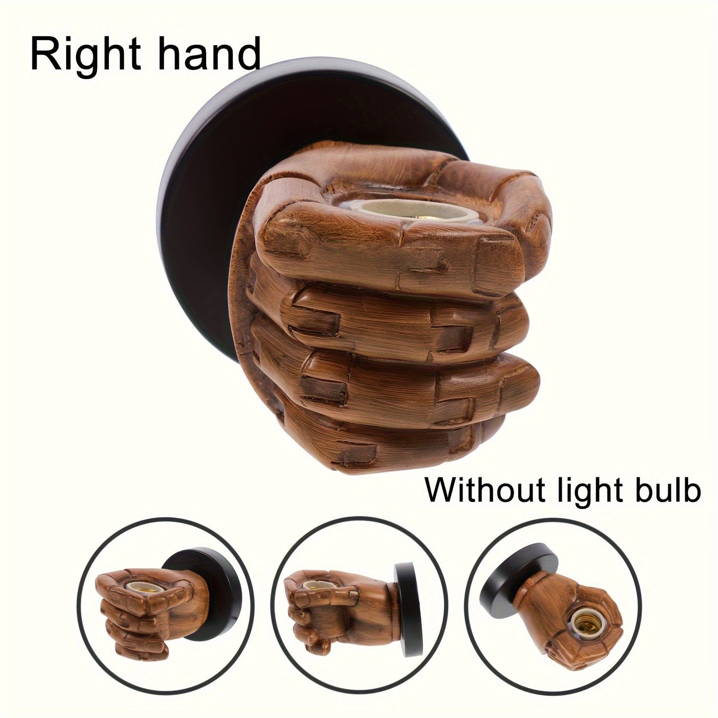 Rustic Metal Wall Light | Modern Resin Sconce