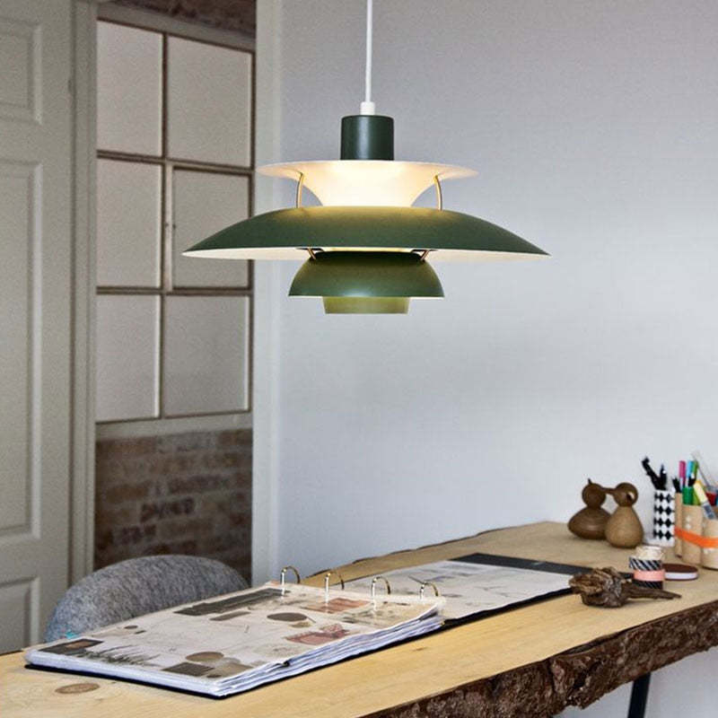 Elegant LED Pendant Light With Shade