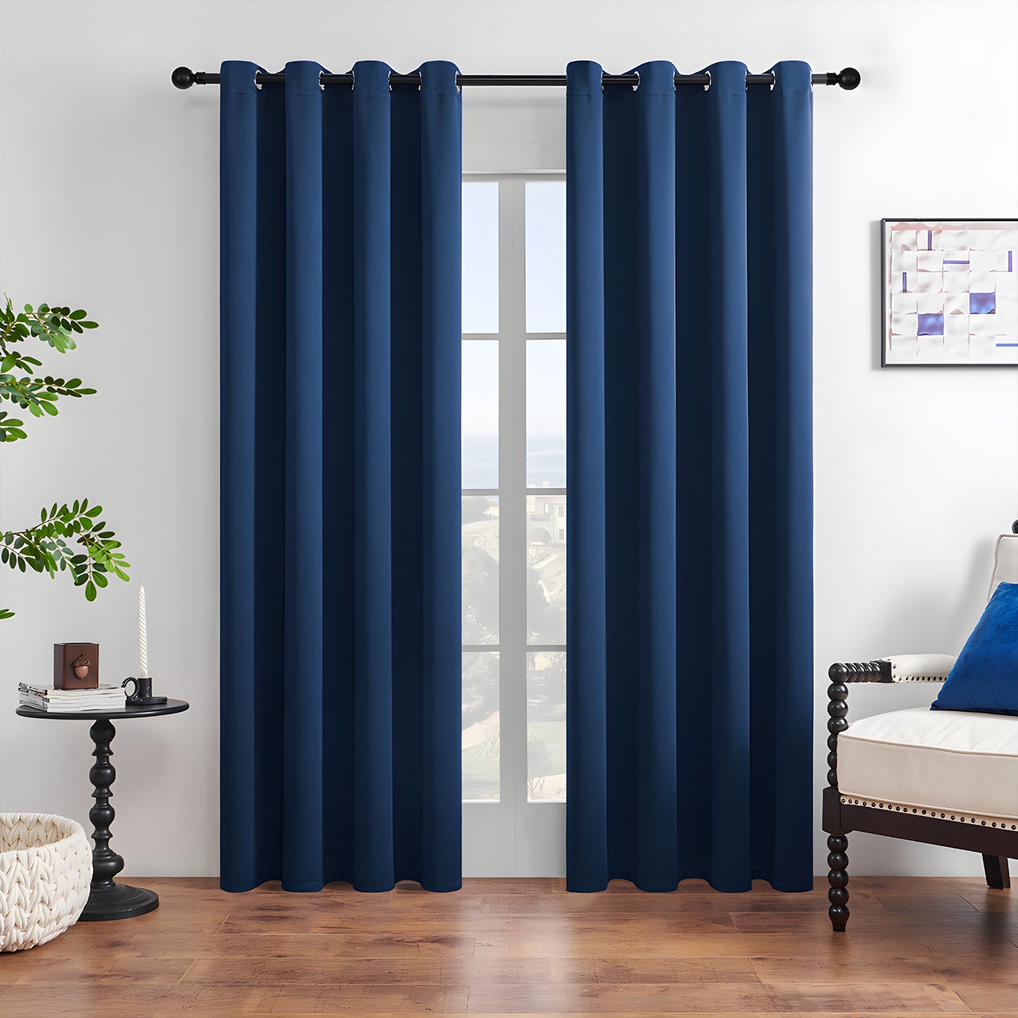 Blackout Curtain in Plain Solid Color Fabric