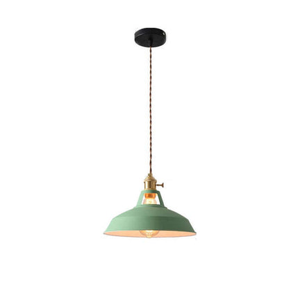 Vibrant Color Metal Drop Pendant Light Fixture