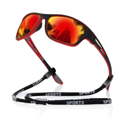 Men's Sport Wraparound Polarized Sunglasses