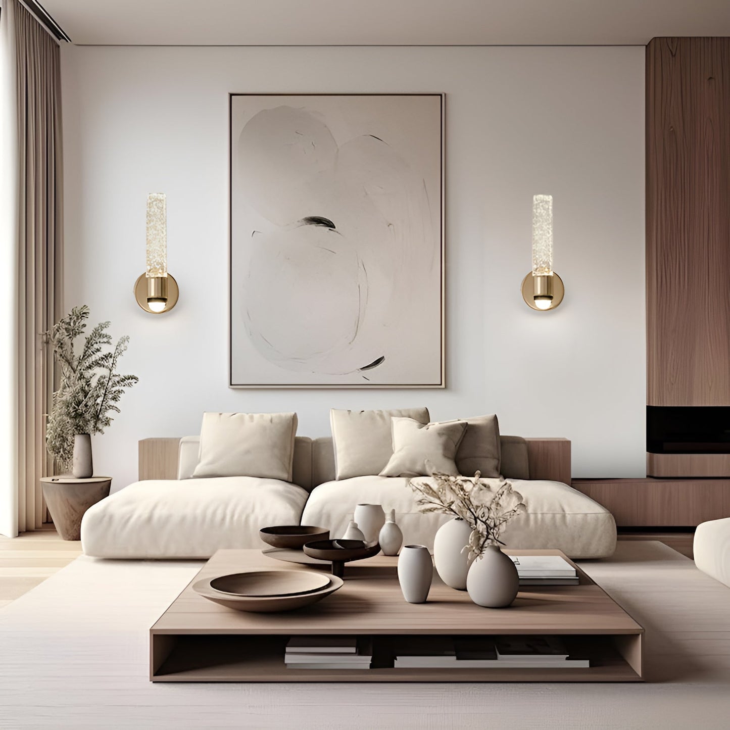 Sparkling Glass Ball Wall Lights