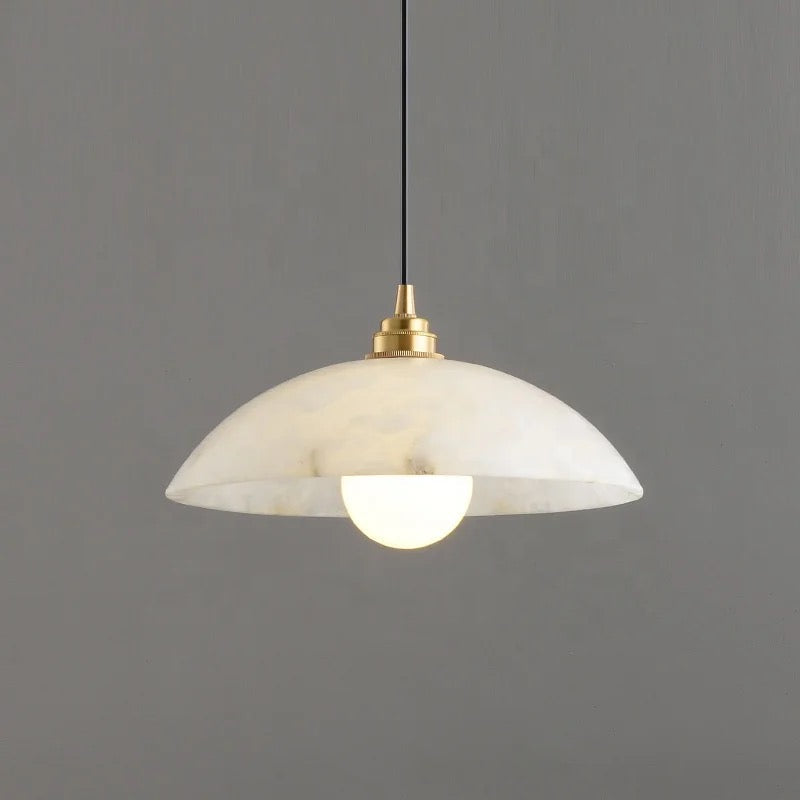 White Marble Pendant Light Fixtures