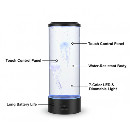 Soothing LED Jellyfish Table Lamp