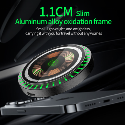 Slim LED Night Light with Wireless Charging Pad