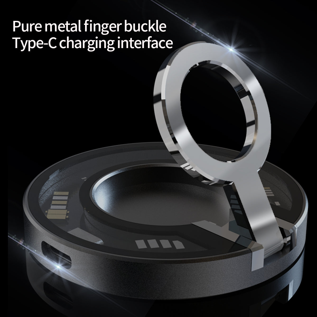 Compact Fast Wireless Charging Phone Stand