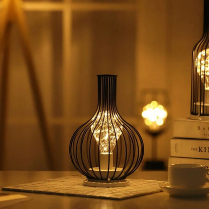 Metal Cage LED Table Lamp Inovessa