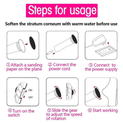 Easy To Use Foot And Hand Callus Shaver