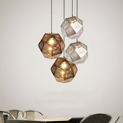 Modern Round Metal Pendant Light Fixture
