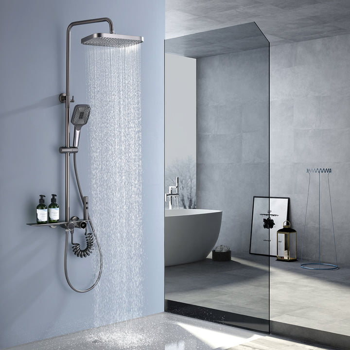 Luxury Wall Mount Bath Shower System