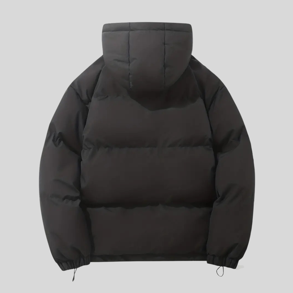 Warm Women's Hooded Puffer Coat for Winter