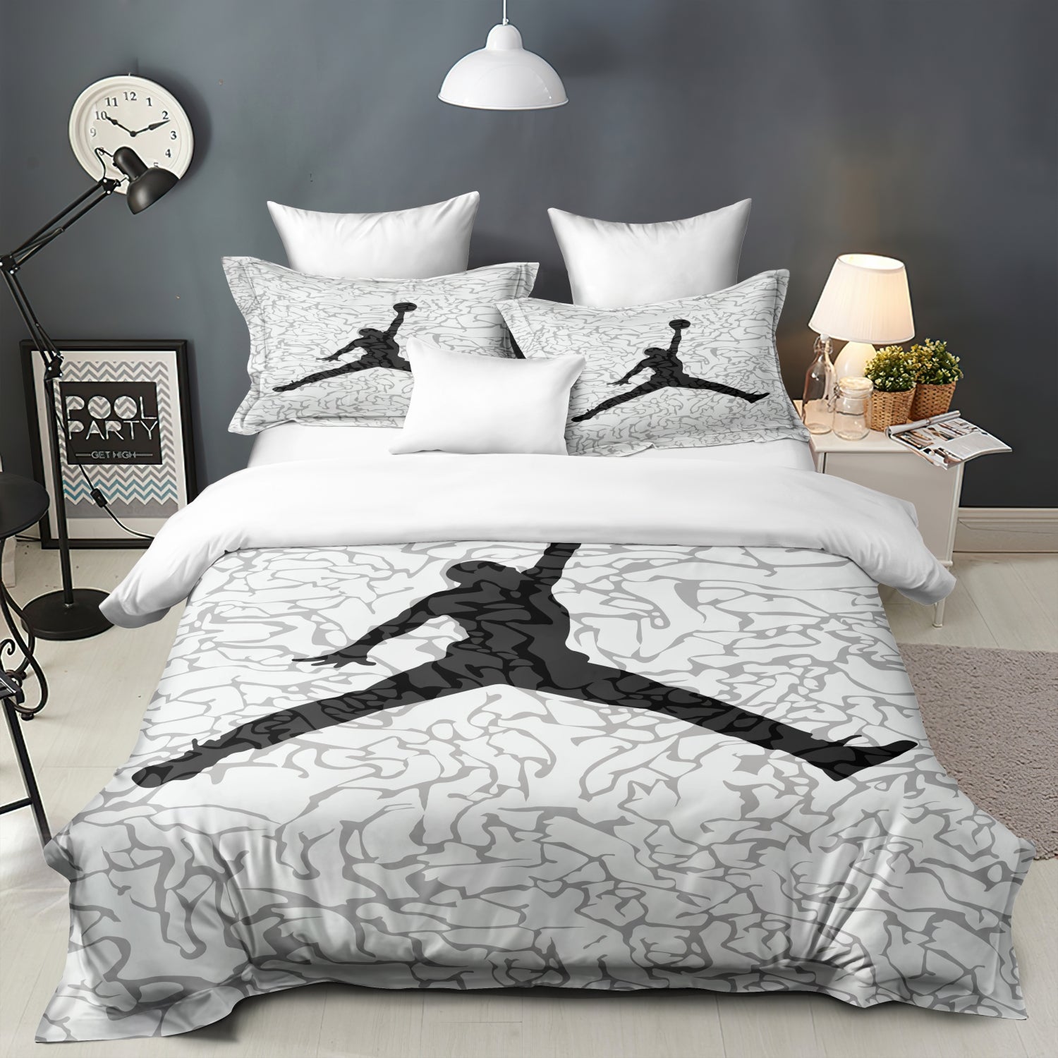 Plush Basketball Bedding Set for Any Size Bed - Lusomart