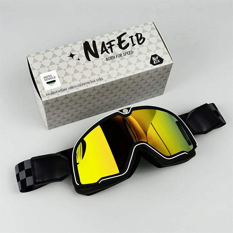 Vintage Style Prescription Goggles with UV Protection