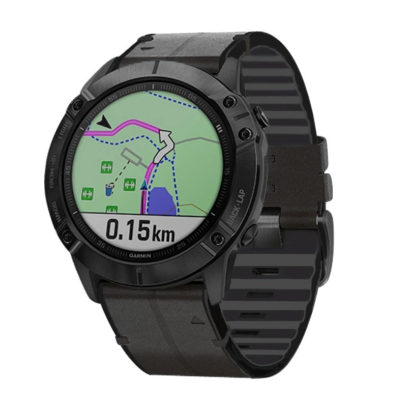Durable Silicone Leather Band For Fenix Watches