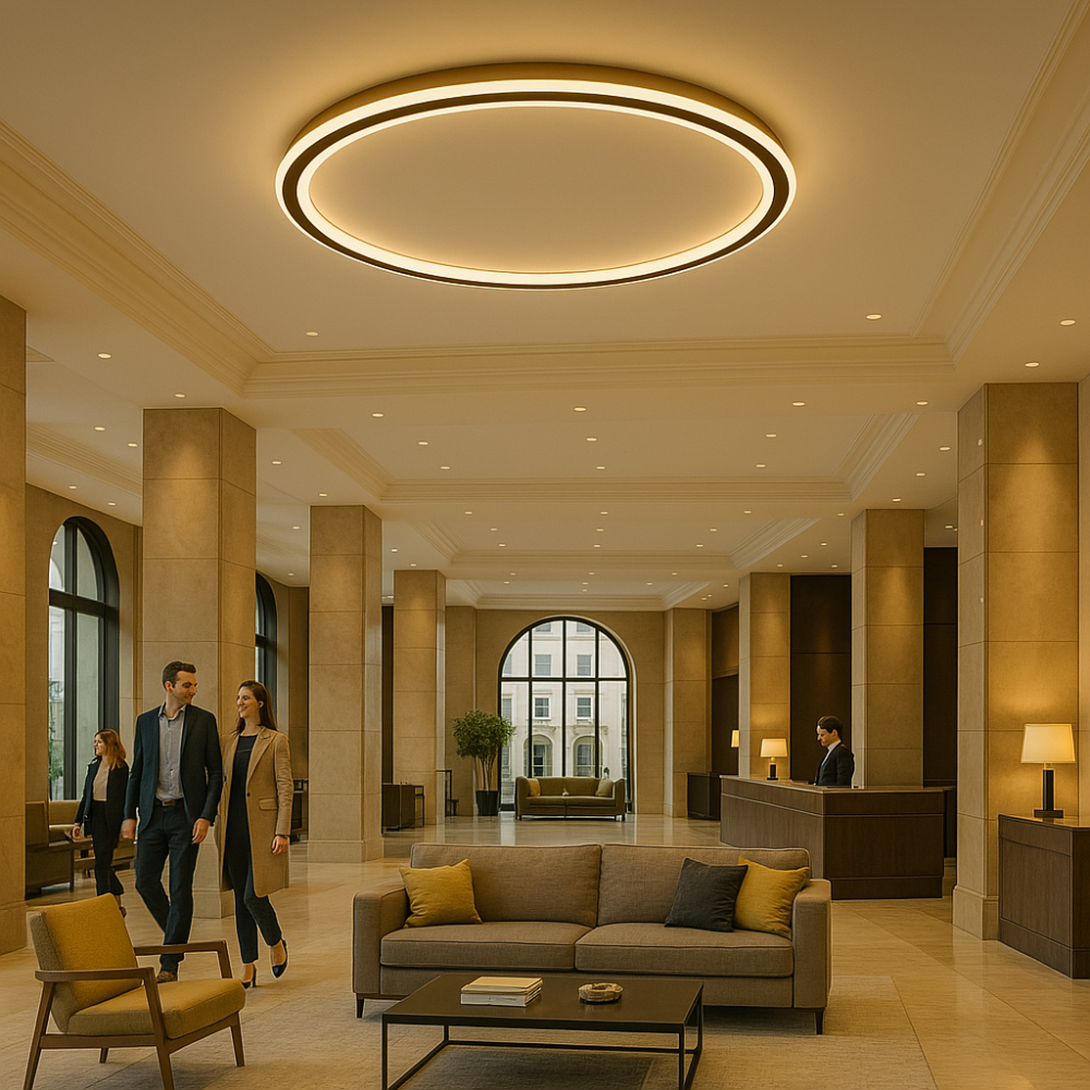 Bright Dimmable LED Ceiling Lamp in Soft White